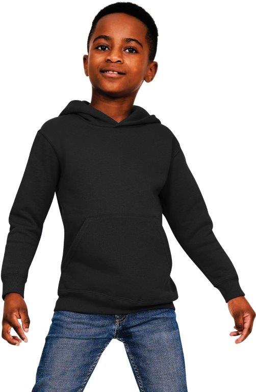Casual Ringspun Blended Kids Hood