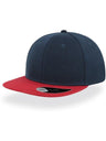 Atlantis# Snap Back Flat Visor 6 Panel Cap