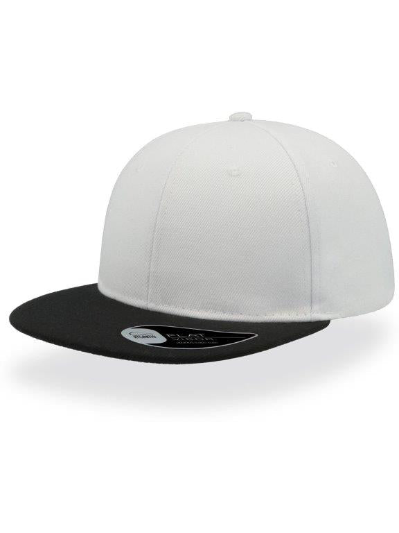Atlantis# Snap Back Flat Visor 6 Panel Cap
