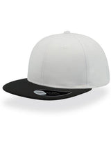 Atlantis# Snap Back Flat Visor 6 Panel Cap