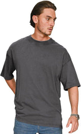 Casual Ringspun 150 Acid Wash Oversize Extended Neck T