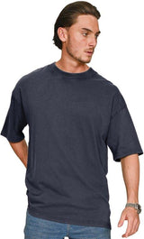Casual Ringspun 150 Acid Wash Oversize Extended Neck T