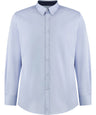 Contrast premium Oxford shirt (button-down collar) long-sleeved (tailored fit)