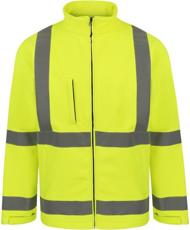 Korntex# High Vis Premium Softshell Jacket
