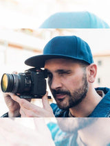 Atlantis# Snap Back Flat Visor 6 Panel Cap