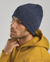 Atlantis Shine Recycled Short Beanie With Reflex Thread