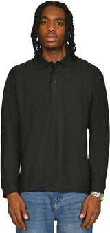 Casual Classic Polycotton L/S Pique Polo 190gm