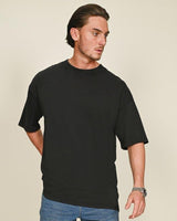 Casual Ringspun 150 Acid Wash Oversize Extended Neck T