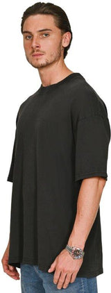 Casual Ringspun 150 Acid Wash Oversize Extended Neck T