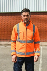 Korntex# High Vis Premium Softshell Jacket