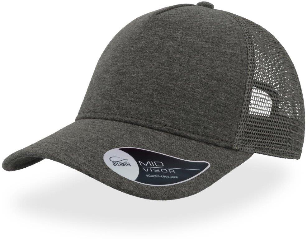 Atlantis Rapper Jersey Mid Visor Trucker Cap