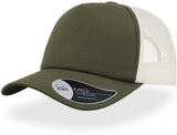Atlantis Record Mid Visor 5 Panel Trucker Cap
