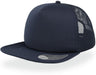 Atlantis# Snap 90s Flat Visor 5 Panel Trucker Cap