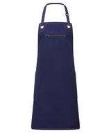‘Barley’ Contrast Stitch Bib Apron