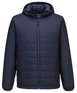 Professional hooded insulated baffle jacket (S608)