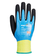 Cut D13 Nitrile aqua gloves (AP50)