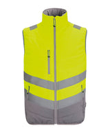Hi-vis two-tone thermal bodywarmer