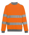 Hi-vis Pro contrast crew neck sweatshirt