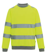 Hi-vis Pro contrast crew neck sweatshirt