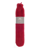 Super luxury faux fur long hot water bottle and cover