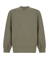 Kids sustainable fashion curved hem sweatshirt