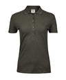Women’s luxury stretch polo (145)