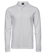 Luxury stretch long sleeve polo (1406)