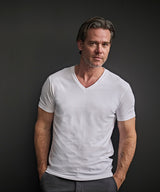 Stretch v-neck tee (401)