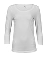 Women’s stretch 3/4-sleeve tee (460)