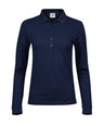 Women’s luxury stretch long sleeve polo (146)