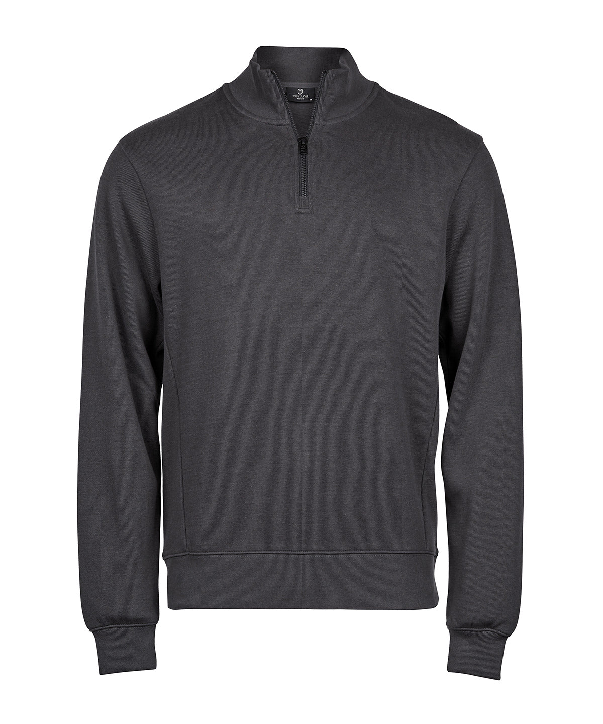 Ribbed interlock half-zip (5506)