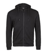 Ribbed interlock hooded full-zip (5508)